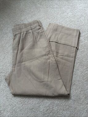 Zara W Beige Casual Pants